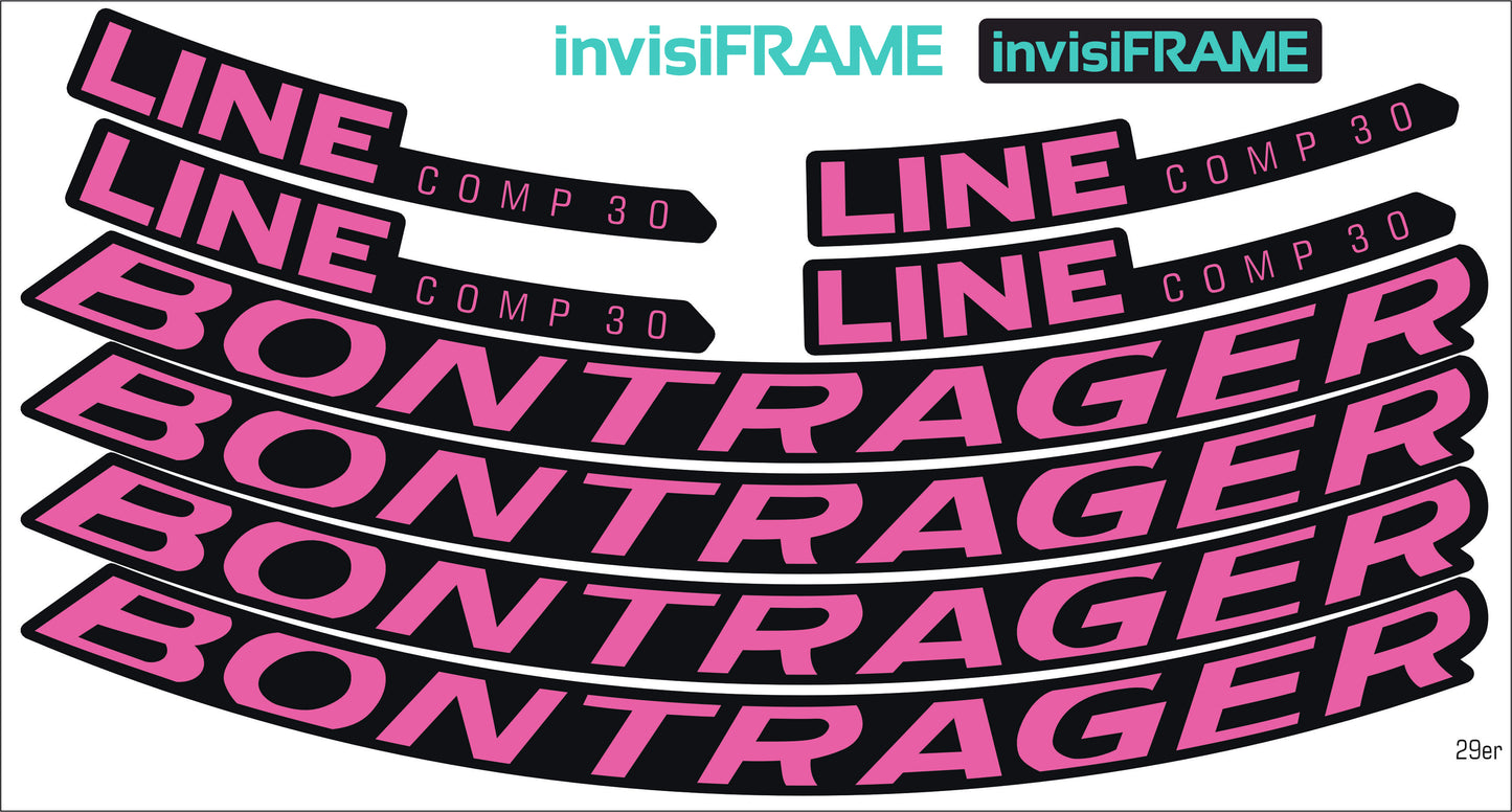 Bontrager Line Comp 30  x 2 Decals