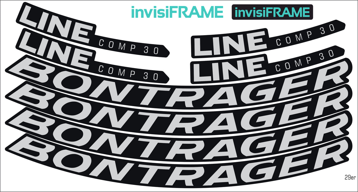 Bontrager Line Comp 30  x 2 Decals