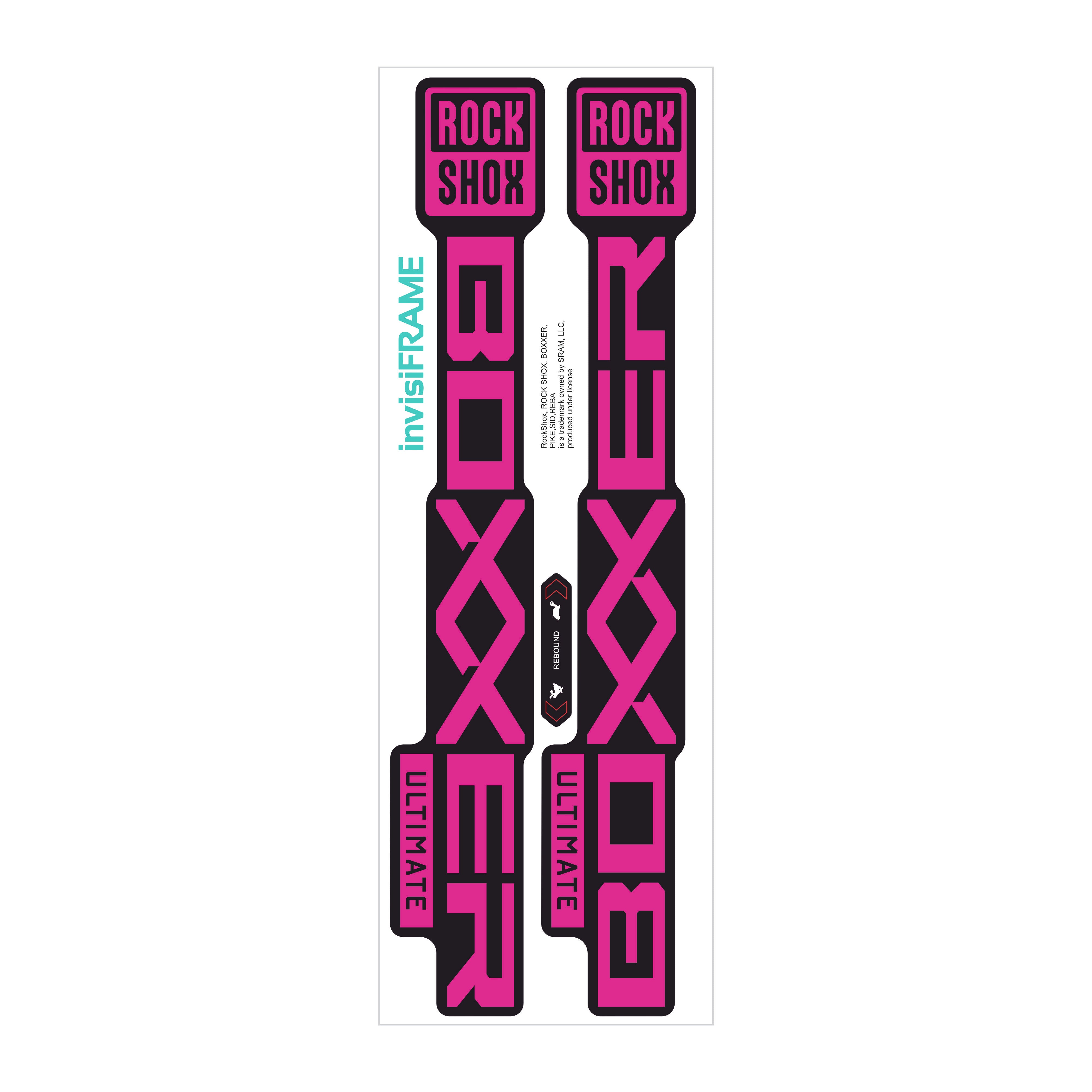 Rockshox Boxxer Ultimate 2025 decals – invisiframe