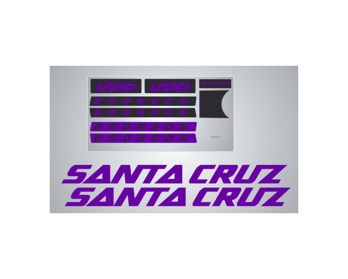 Santa Cruz Bronson 2017 Decals