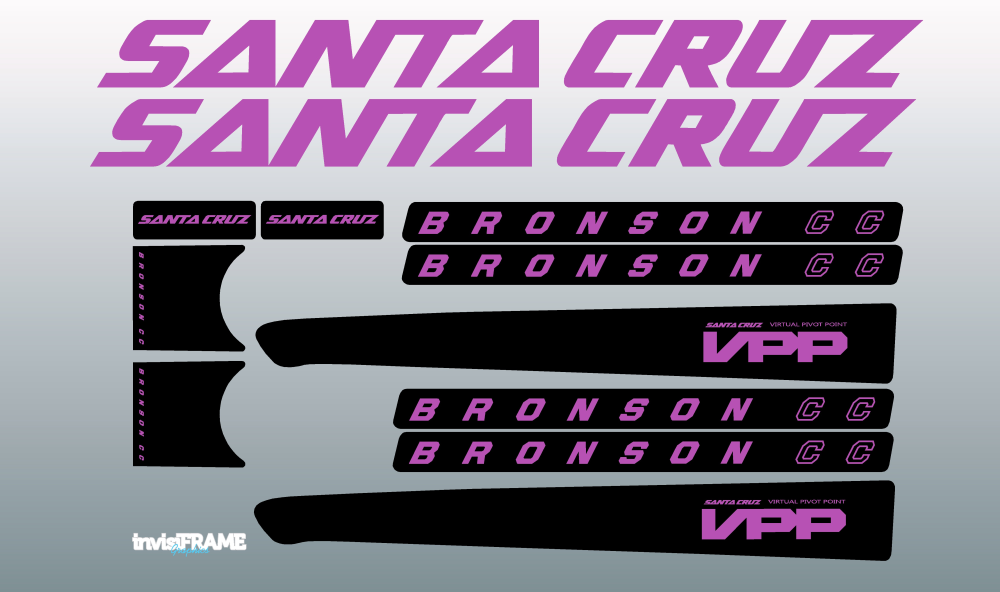 Santa Cruz Bronson V2 CC 2017 Decals