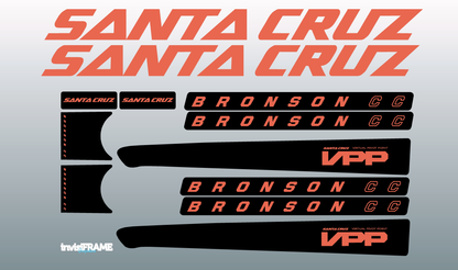 Santa Cruz Bronson V2 CC 2017 Decals