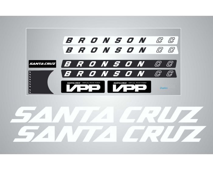 Santa Cruz Bronson CC 2017 Decals