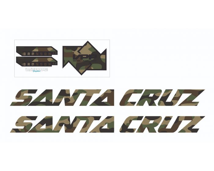 Santa Cruz Bronson CC V4 2021 Decals