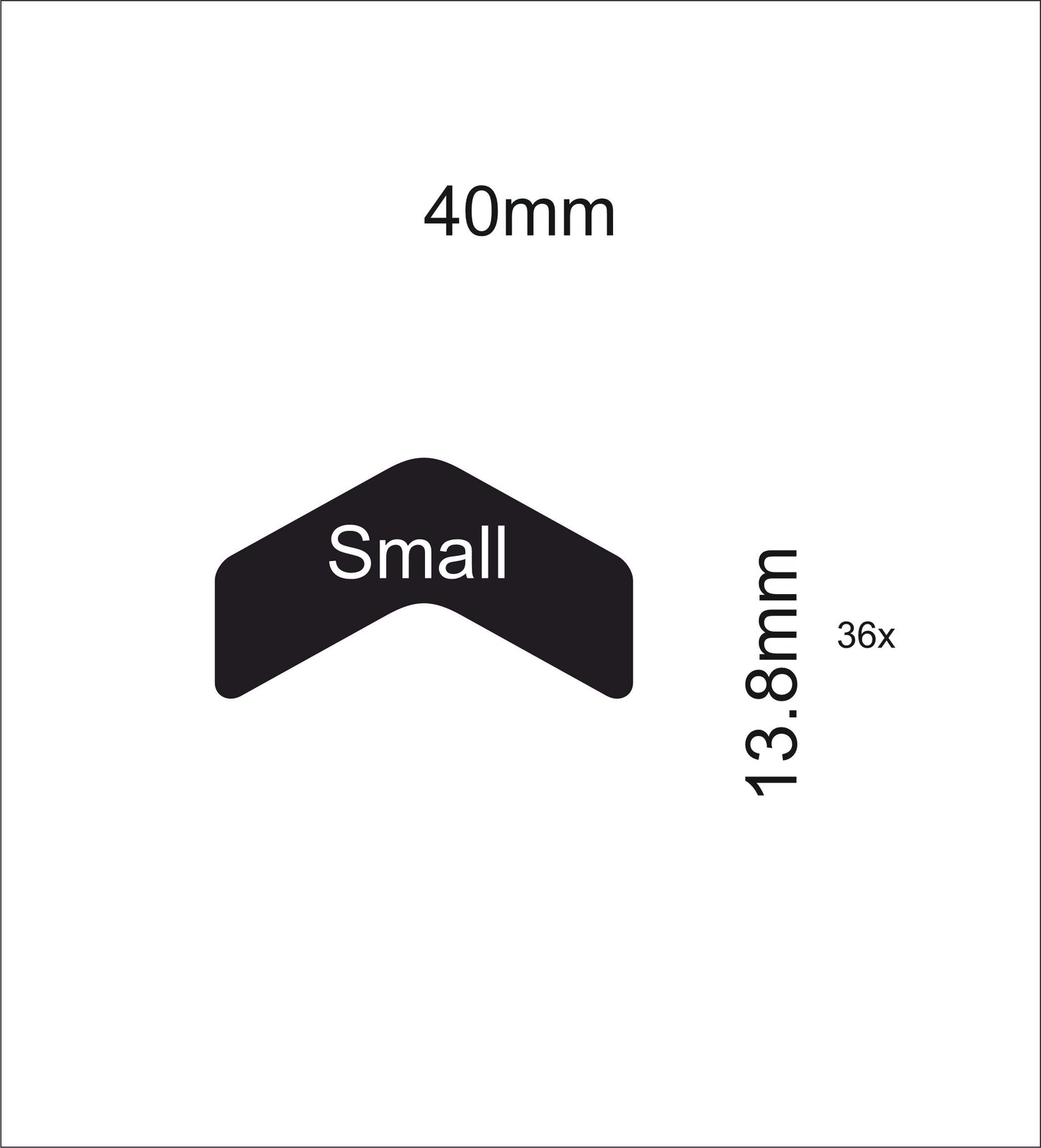 INVISISAFE Chevrons 40mm