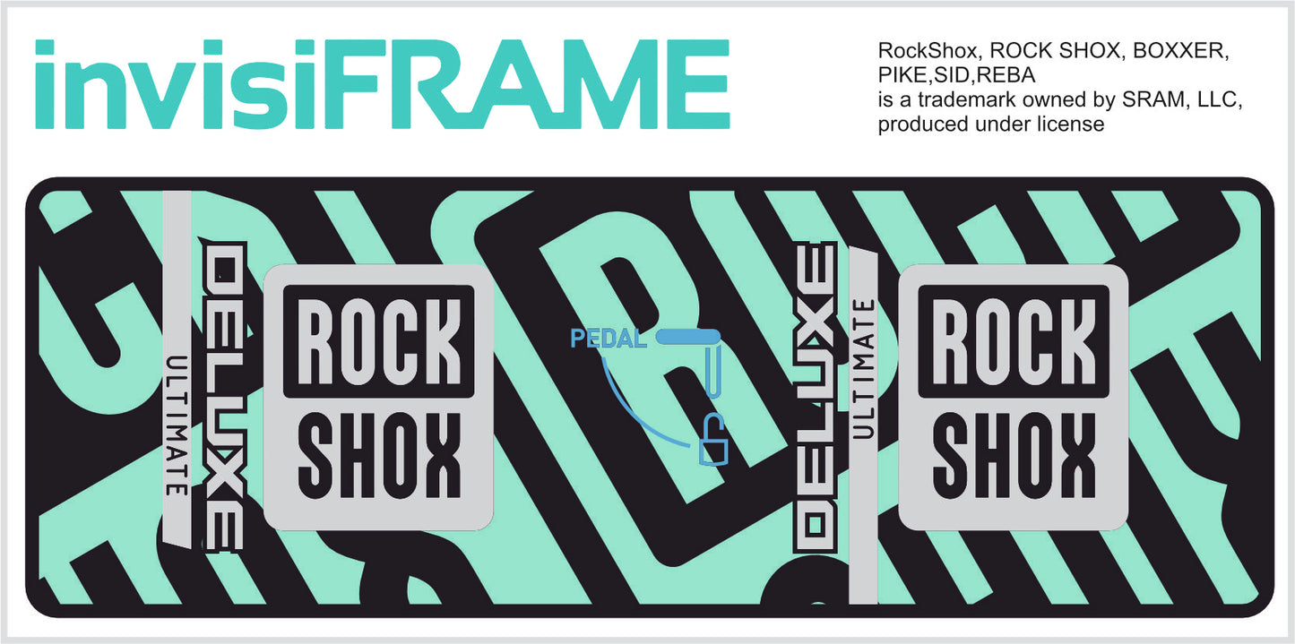 Rock Shox Deluxe Ultimate 2023 Decals