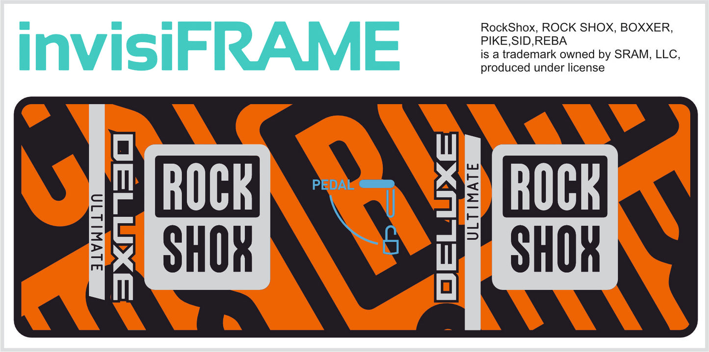 Rock Shox Deluxe Ultimate 2023 Decals