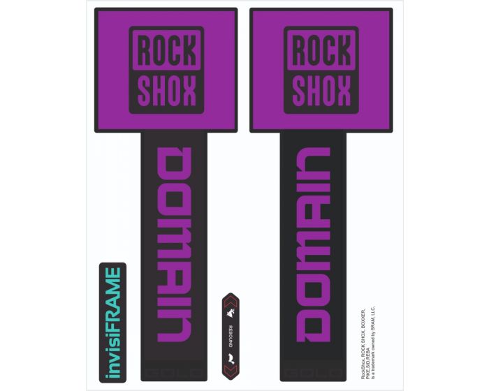 Rock Shox Domain Gold Diff 2025 Decals