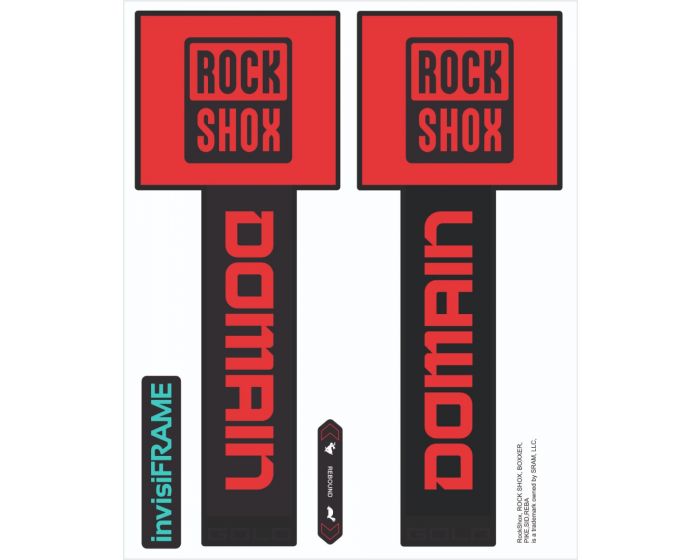 Rock Shox Domain Gold Diff 2025 Decals