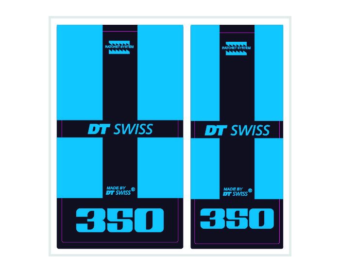 DT Swiss 350 Boost Hub Decals