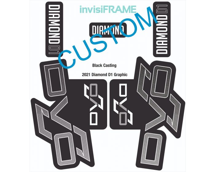 DVO Diamond D1 Black Casting Decals 2021