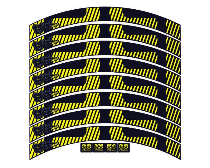 E*Thirteen TRSR Carbon Rim x8 Decals