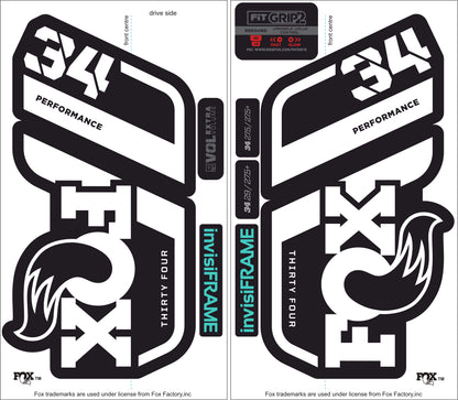 Fox 34 Performance 2021 Decals