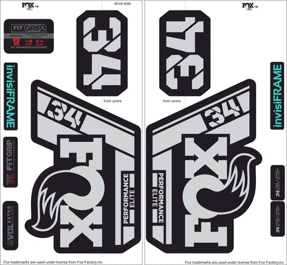 Fox 34 Performance Elite 2021 Decals