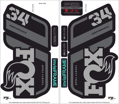 Fox 34 Performance 2021 Decals