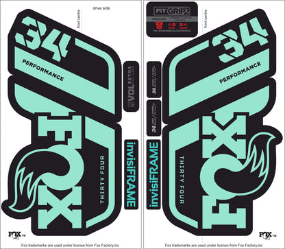 Fox 34 Performance 2021 Decals