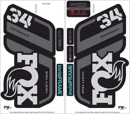 Fox 34 Performance 2021 Decals