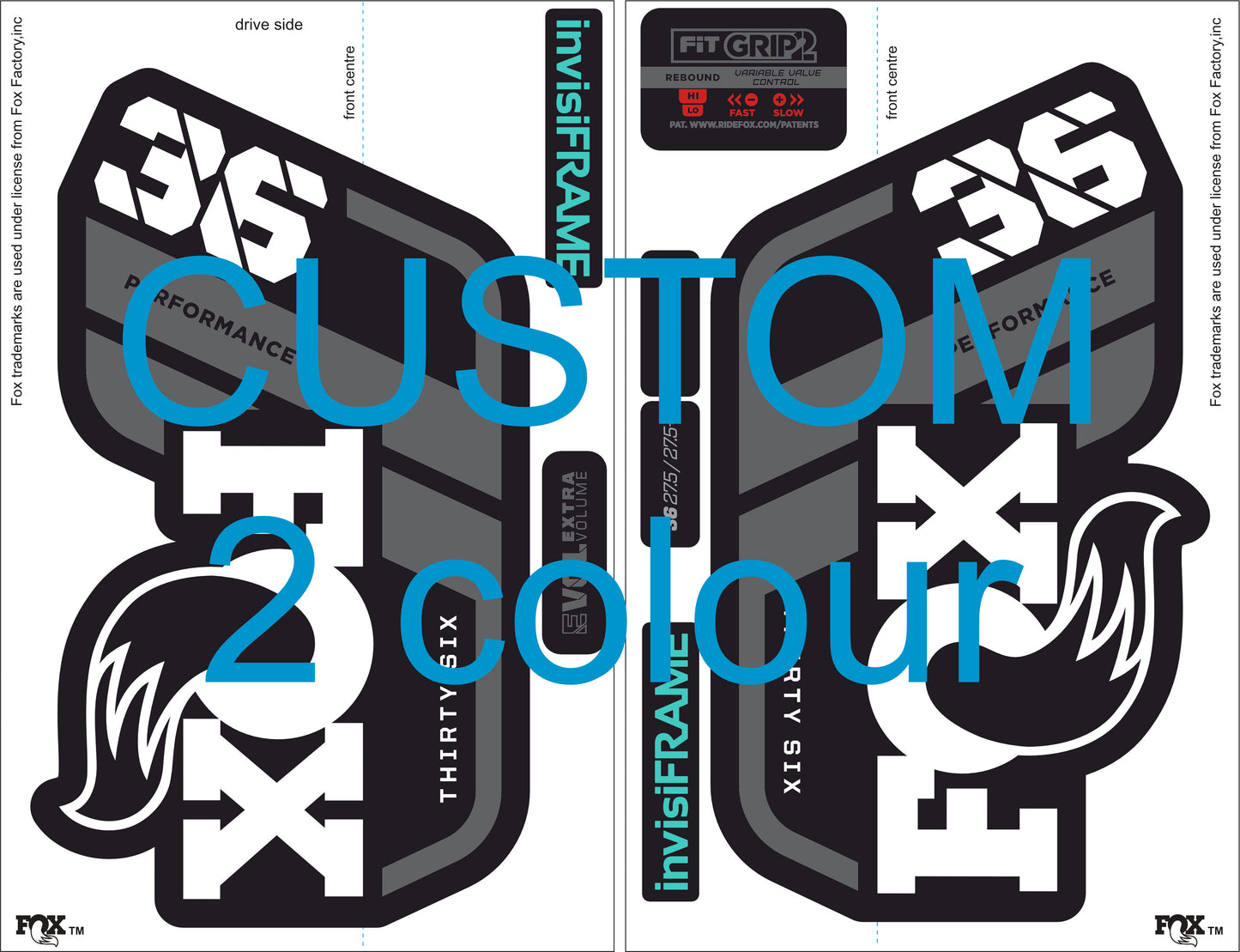 Fox 36 performance 2021 Decals