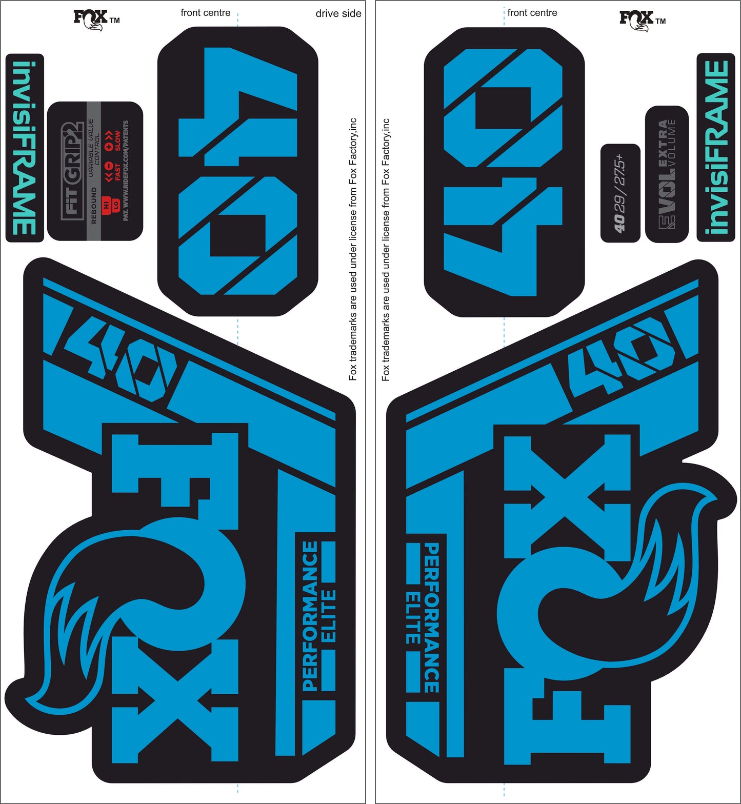 Fox 40 Performance Elite 2021 Decals