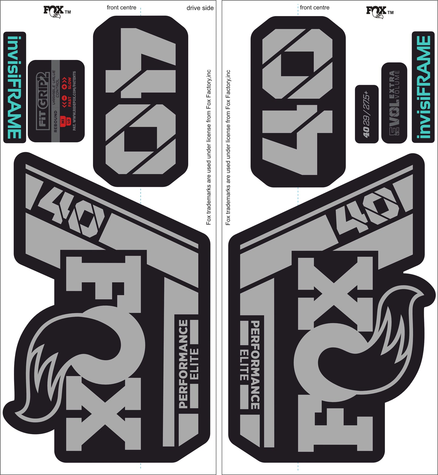 Fox 40 Performance Elite 2021 Decals