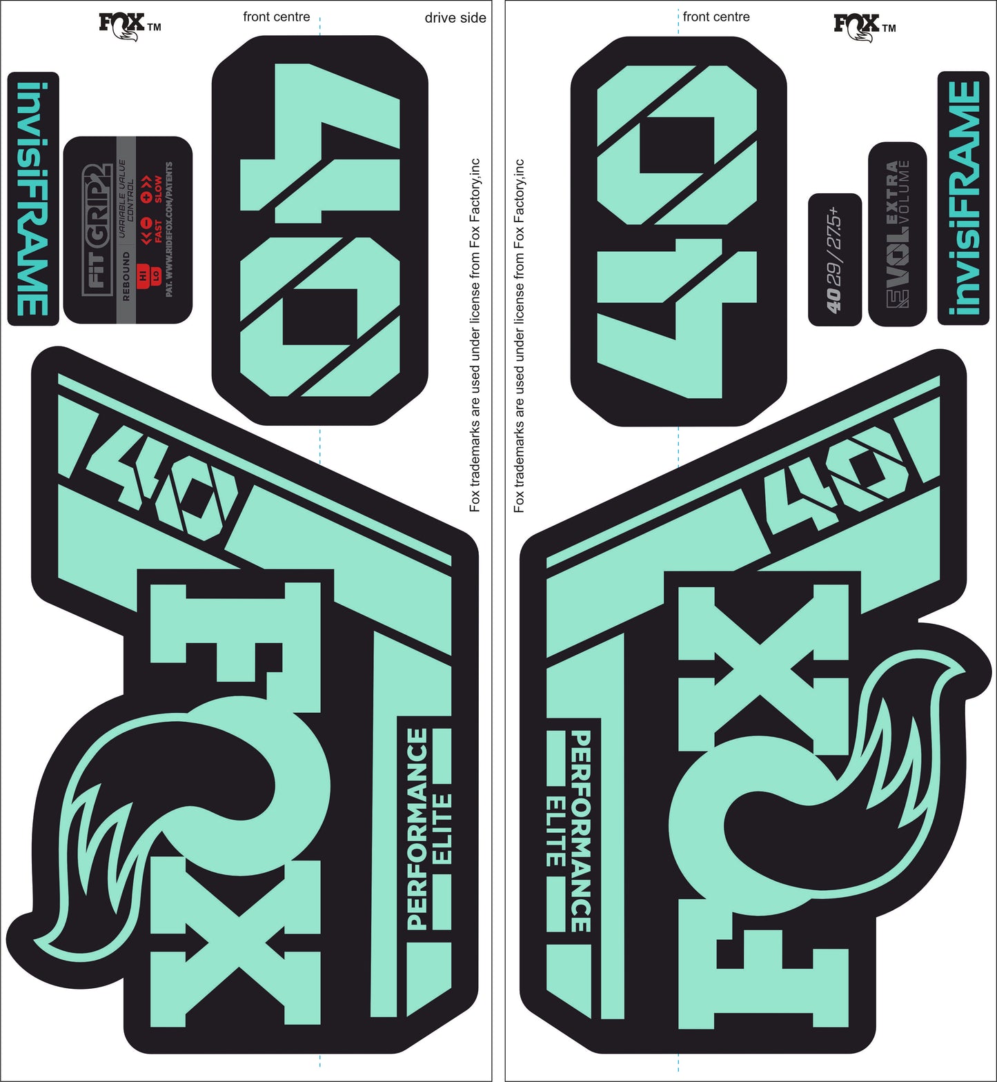 Fox 40 Performance Elite 2021 Decals
