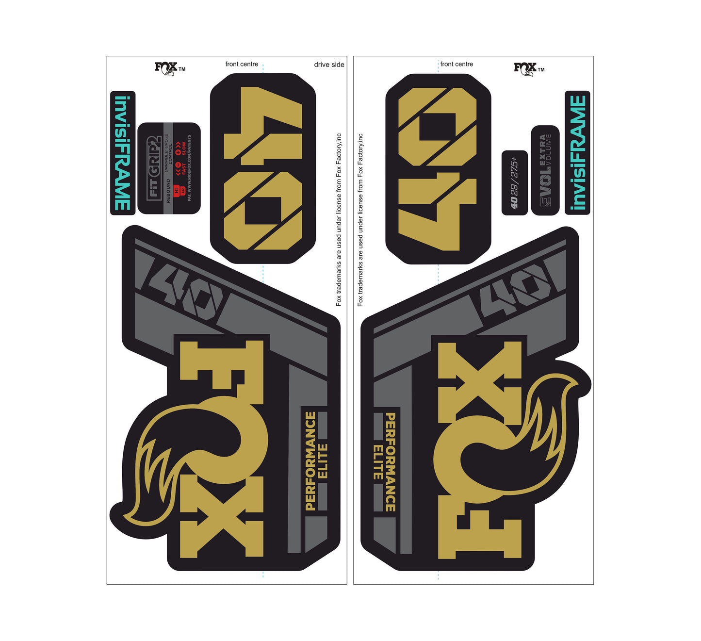 Fox 40 Performance Elite 2021 Decals