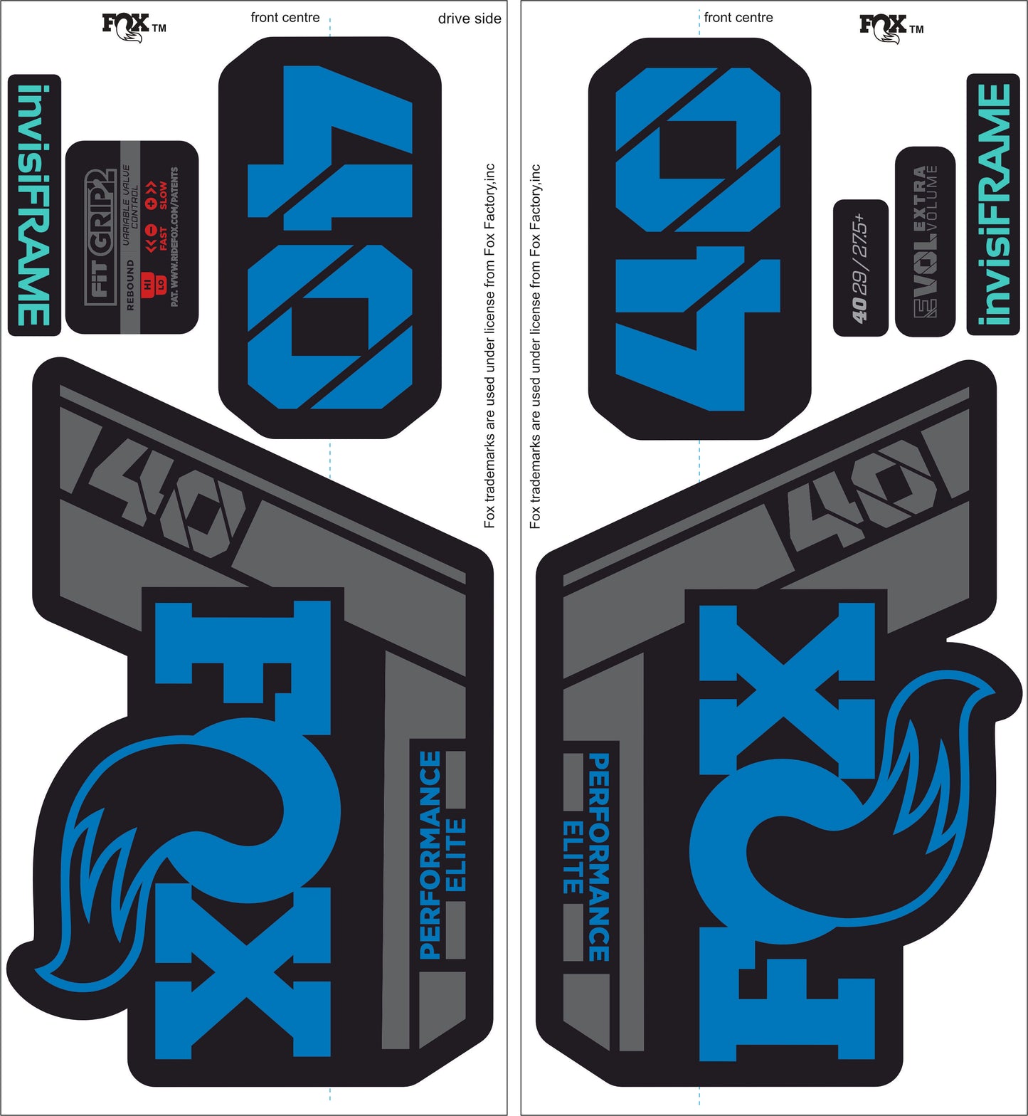 Fox 40 Performance Elite 2021 Decals