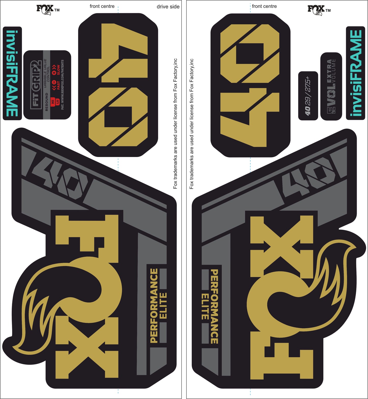 Fox 40 Performance Elite 2021 Decals