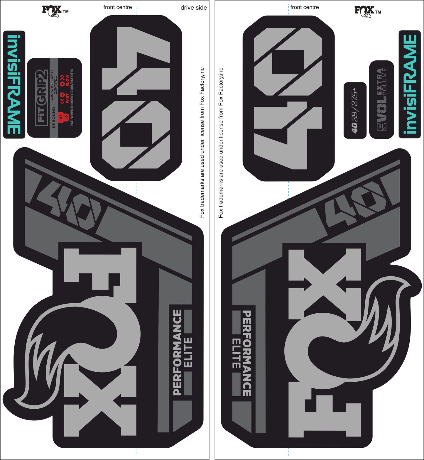 Fox 40 Performance Elite 2021 Decals