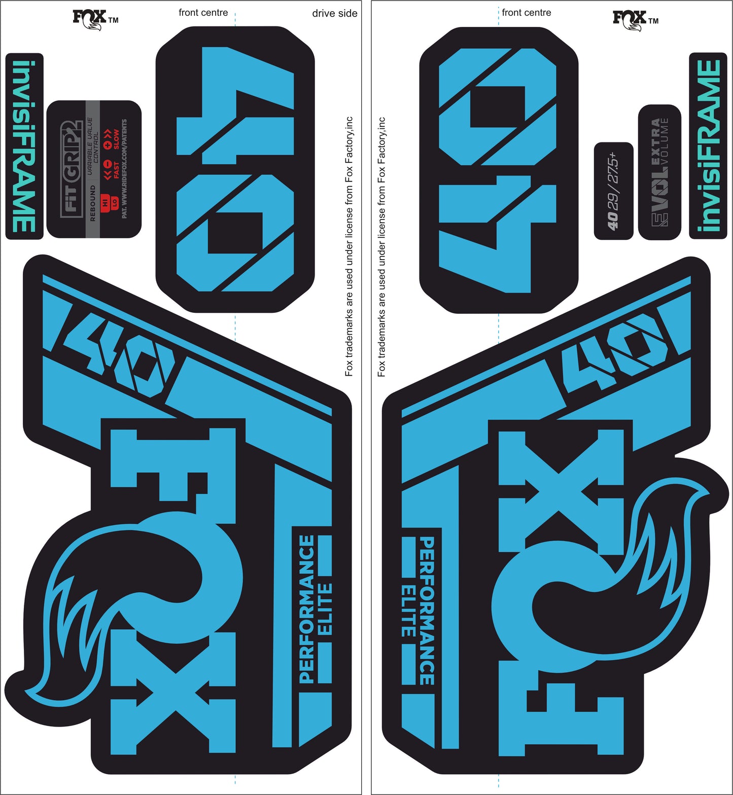 Fox 40 Performance Elite 2021 Decals