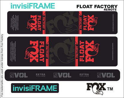 Fox Float Factory Remote 2023 Decals