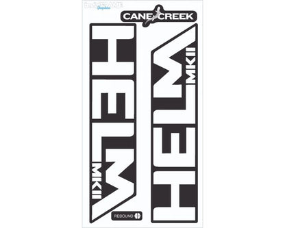 Cane Creek Helm MKII Fork Decals 2021/22/23/24