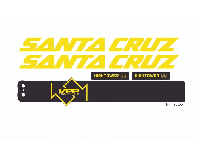 Santa Cruz Hightower CC 2020 Decals