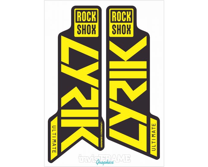 Rock Shox LYRIK ULTIMATE Decals 2020