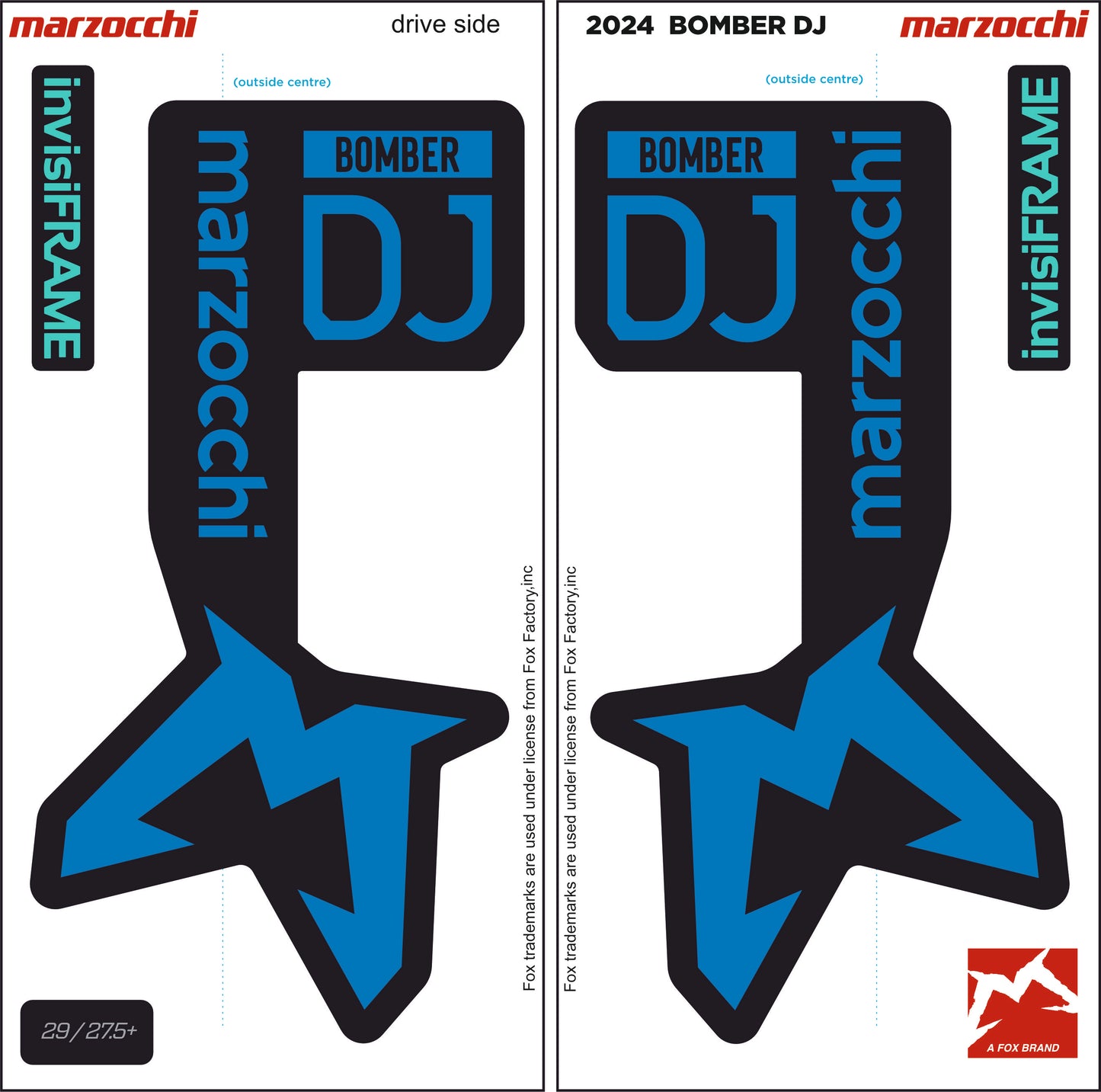 Marzocchi Bomber DJ 2024 Decals