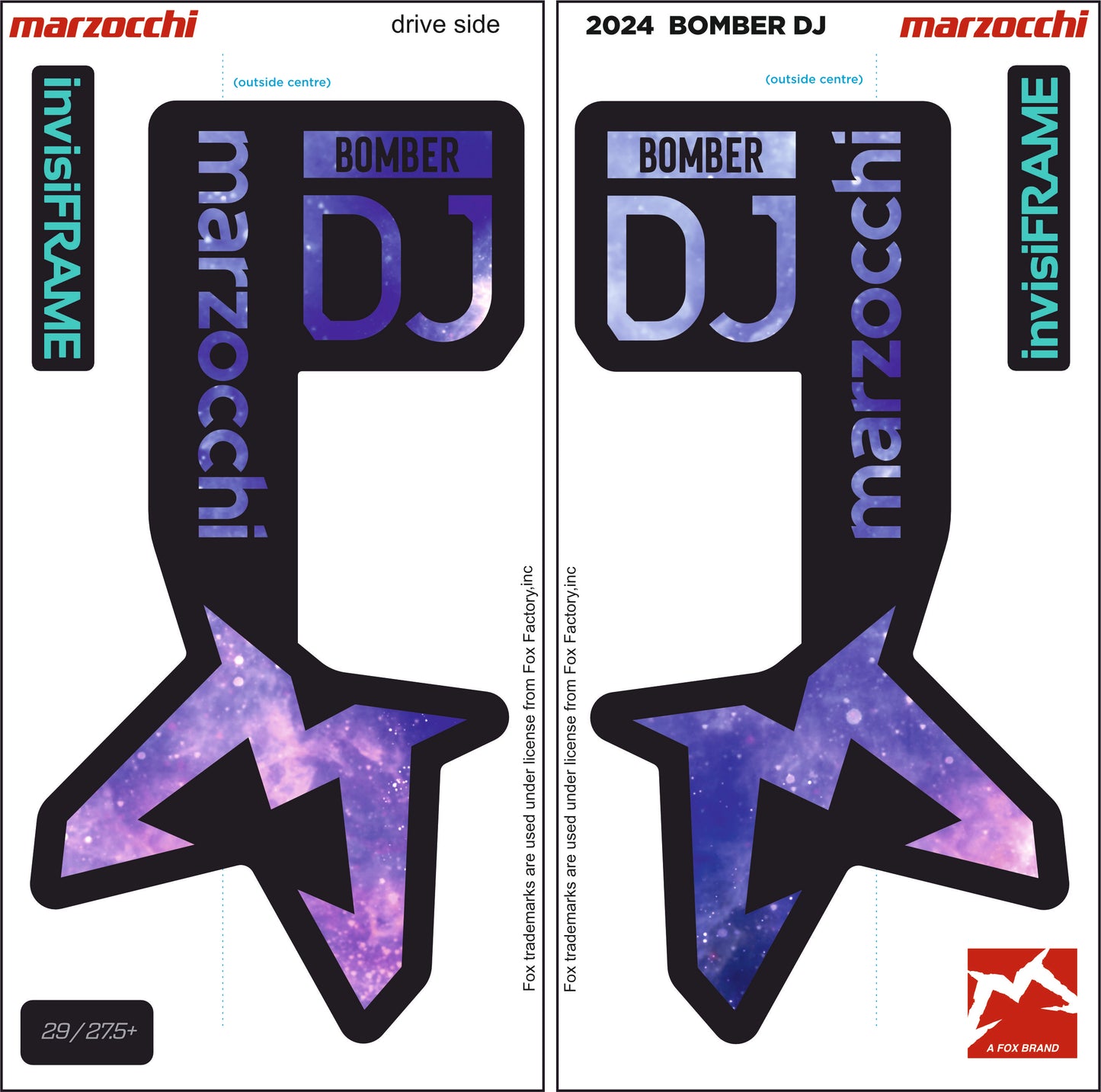 Marzocchi Bomber DJ 2024 Decals