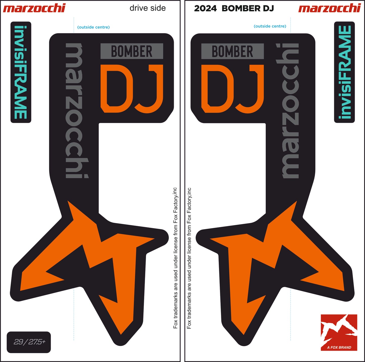 Marzocchi Bomber DJ 2024 Decals