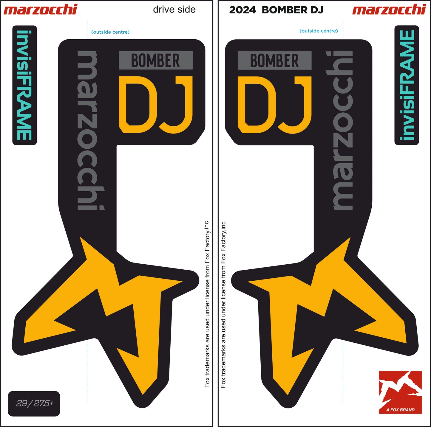 Marzocchi Bomber DJ 2024 Decals