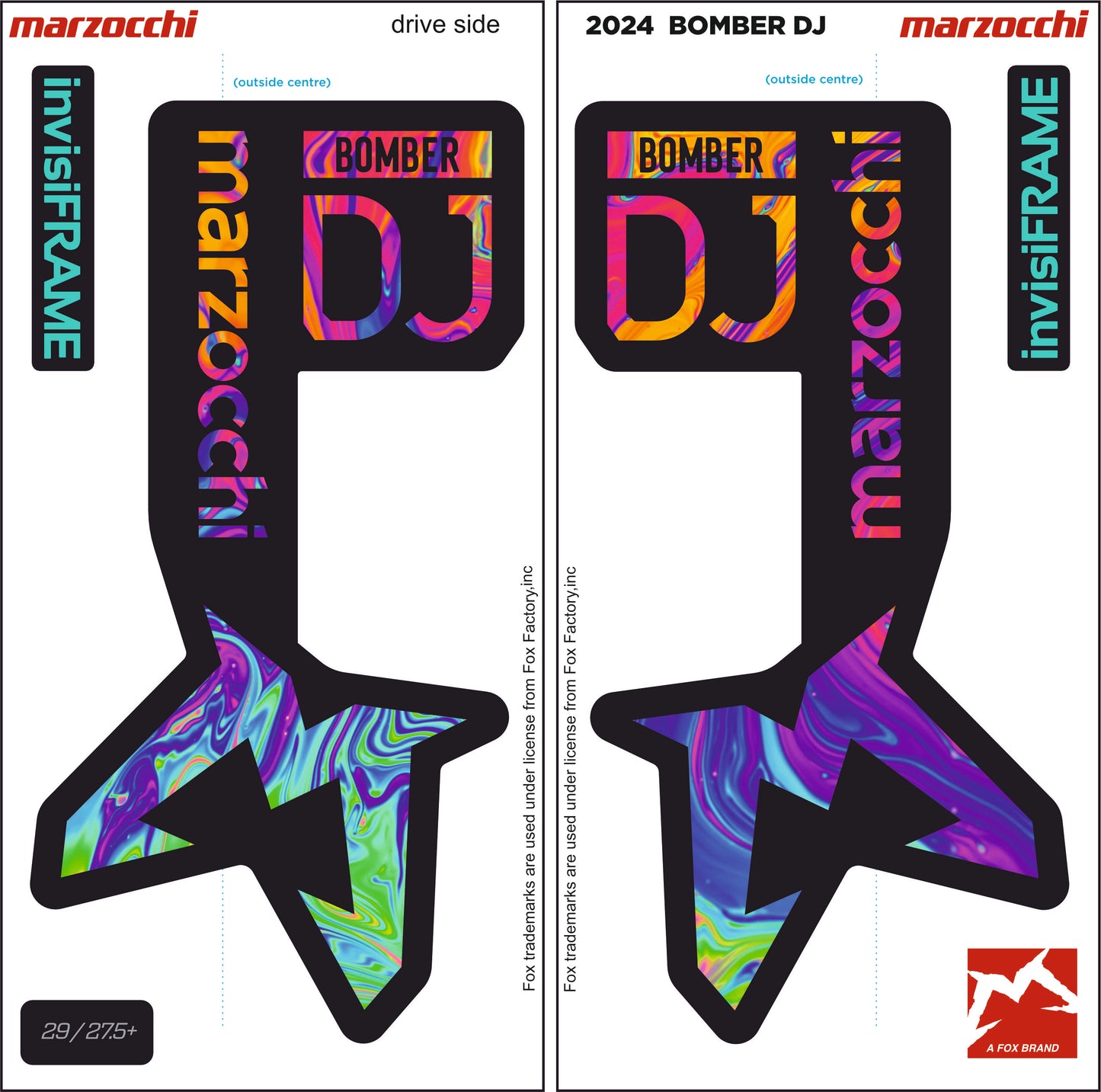 Marzocchi Bomber DJ 2024 Decals