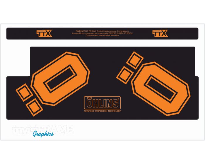 Ohlins TTX Air 2020 Shock Decals