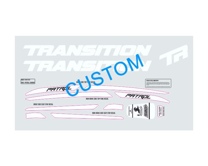 Transition Sentinel Carbon 2019 Decals