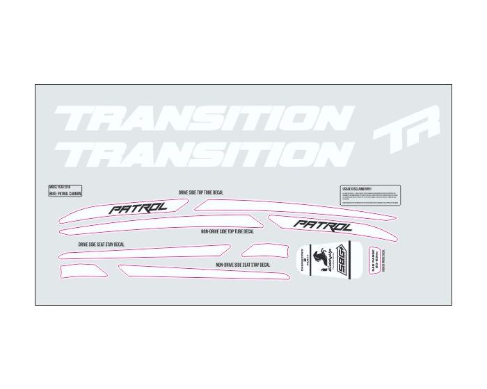 Transition Sentinel Carbon 2019 Decals