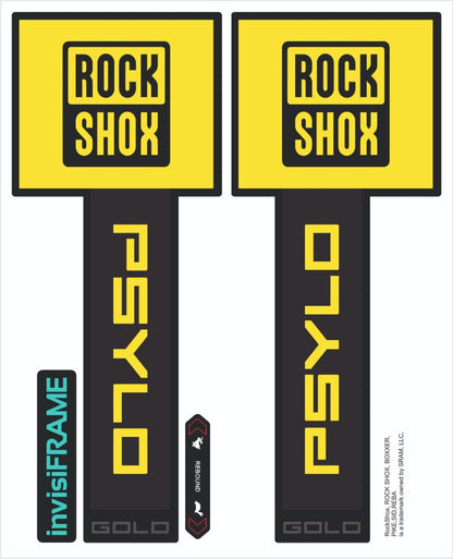 Rock Shox Psylo Gold, Black 2025 Decals