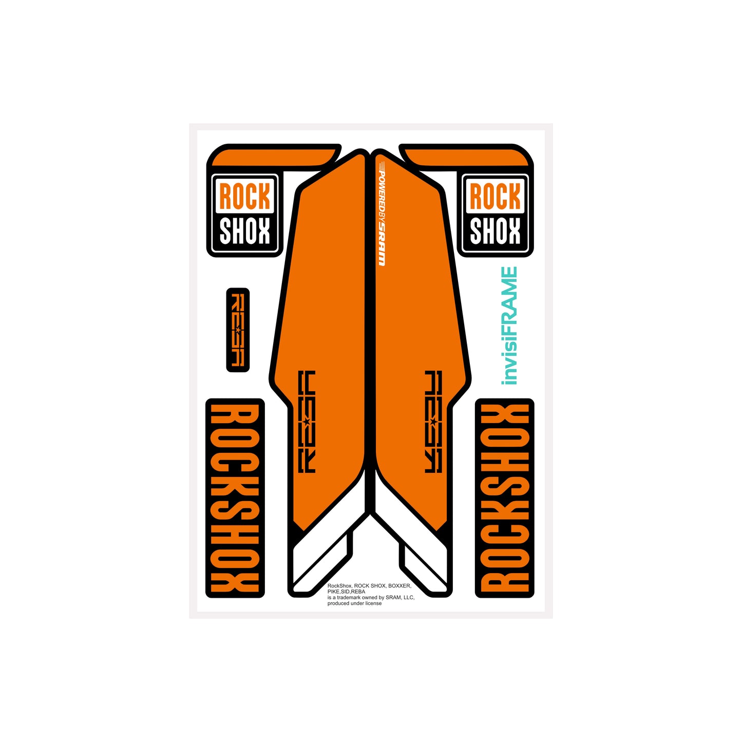 Rock Shox REBA 2013 Decals