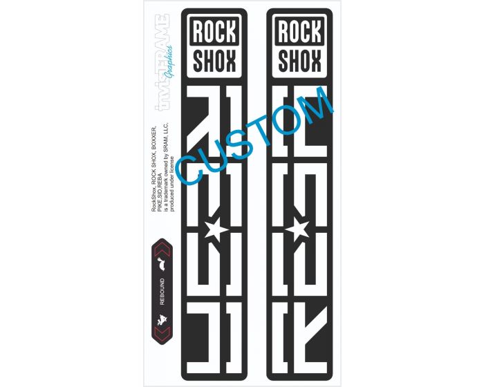 Rock Shox REBA 2021 Decals