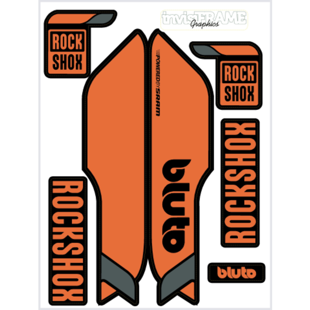 Rock Shox BLUTO Decals