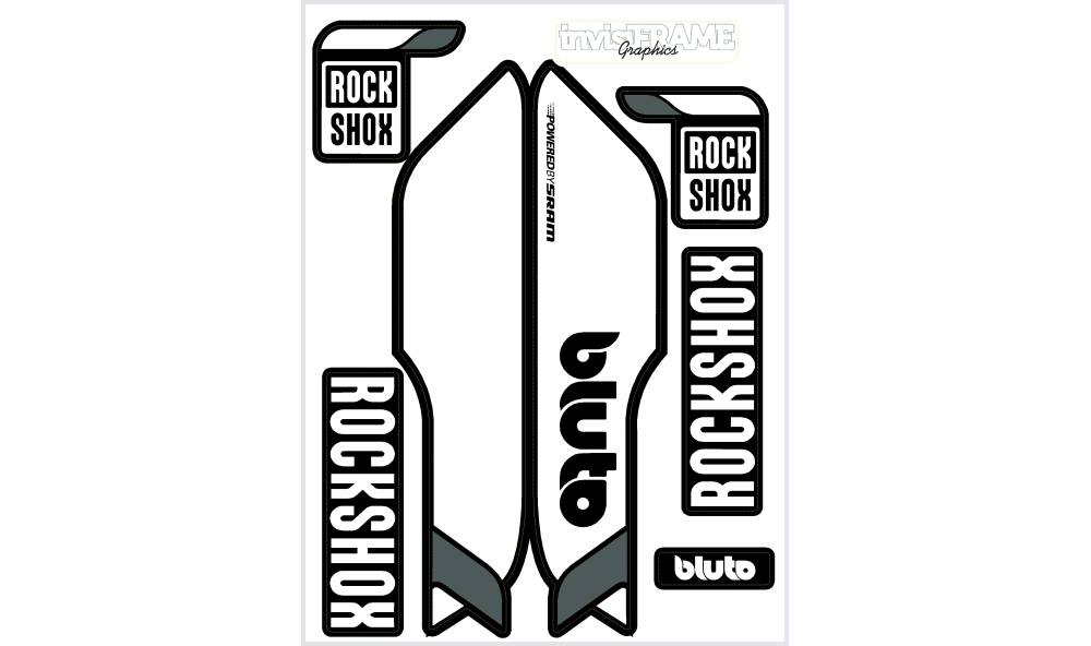 Rock Shox BLUTO Decals