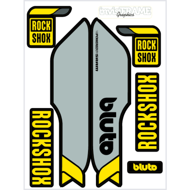 Rock Shox BLUTO Decals