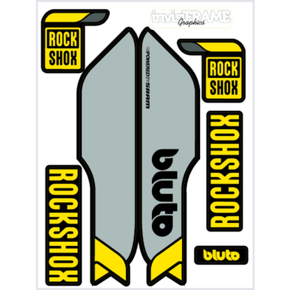 Rock Shox BLUTO Decals