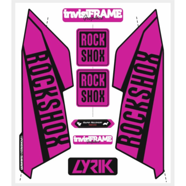 Rock Shox LYRIK 2016 Decals